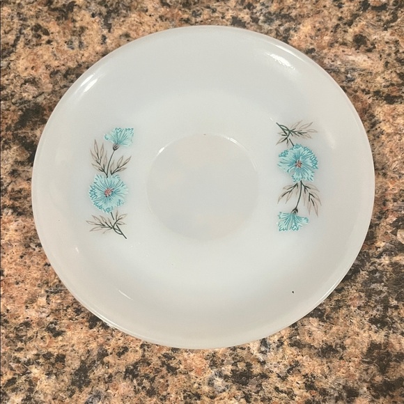 Fire King Other - Vintage Fire King Bonnie blue saucer
